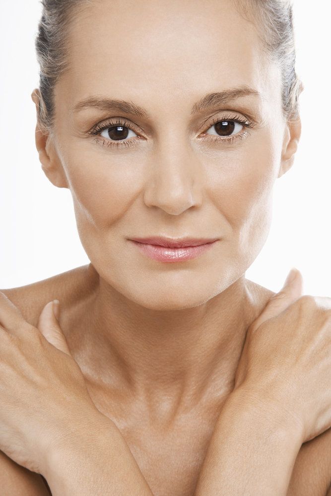 Image of older woman after face lift